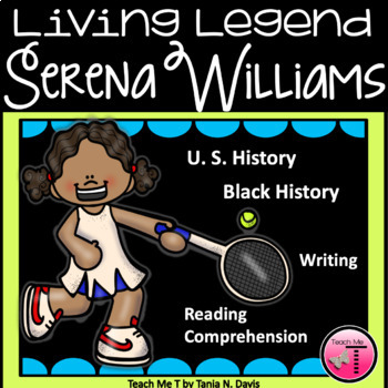 Preview of Serena Williams Close Reading Passages| Black History