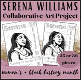 Serena Williams Collaborative Mural Poster Art | Women's +