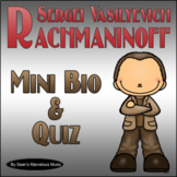 Sergei Rachmaninoff - Lesson Plan with Quiz - Distance Learning