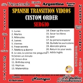 Sergio Custom Order Transition Videos
