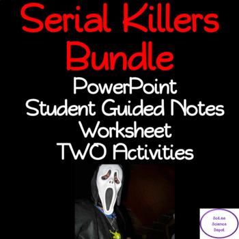 Preview of Serial Killer Bundle: PowerPoint, Student Guided Notes, and TWO Activities!