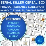 Serial Killer Cereal Box Project - Fun Activity for Crimin