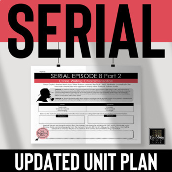 Preview of Serial Podcast Season One Unit Plan: True Crime Lesson Plans, ELA Activities, AP