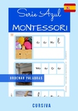 Serie Azul Montessori en Español.( blue series) Ordenar palabras