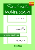 Serie Verde Montessori. Librito fonético. Palabras trisíla