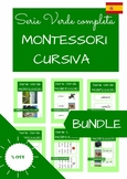 Serie Verde Montessori en Español Completa.CURSIVA