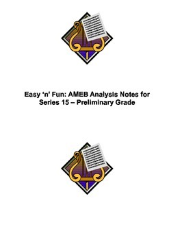 Preview of Series 15 Preliminary Grade Notes