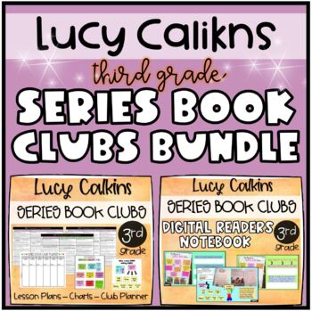 Preview of Series Book Clubs Reading Unit Bundle -Third grade