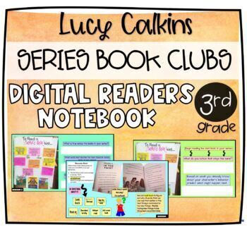 Preview of Series Book Clubs - Teaching Slides - Digital Readers Notebook