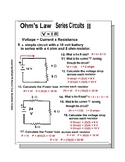 Series Circuit Diagram Worksheet