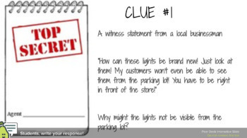 Preview of Series & Parallel Circuit Mystery Game (The Case of the faulty Christmas Lights)