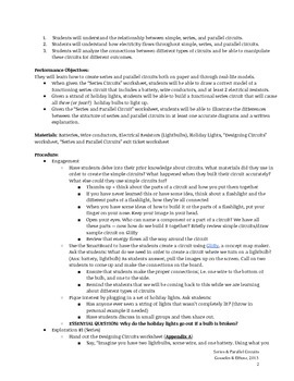 Series & Parallel Circuits Lesson Plan by Lizard's Learners | TPT