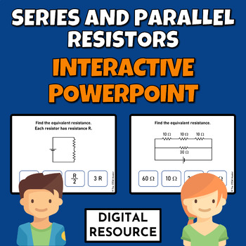 Preview of Series and Parallel Resistor Circuit Interactive Powerpoint Digital Resource