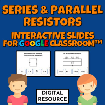 Preview of Series and Parallel Resistors Interactive Google Slides Game Digital Resource