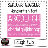 SeriousGiggles Handwritten Font - LaughItUp