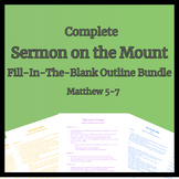 Sermon on the Mount Full Course Fill-in-the-Blank Outlines