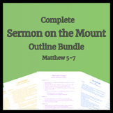 Sermon on the Mount Full Course Outline Bundle