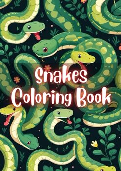 Preview of Serpentine Symphony: Unleash Your Colors with Snake 100 Coloring Pages