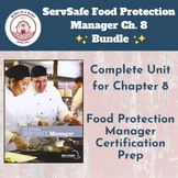 ServSafe 7th Ed Food Protection Manager Ch 8 | Notes, Ques