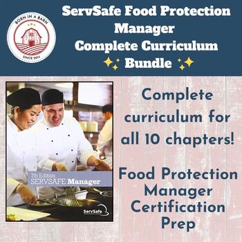 Preview of ServSafe 7th Ed Food Protection Manager Complete Curriculum Bundle