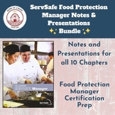 ServSafe 7th Ed Food Protection Manager Presentation & Not