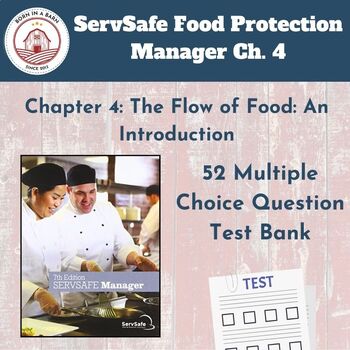 Preview of ServSafe 7th Ed Food Protection Manager Ch 4 | 52 Question Test Bank with Key