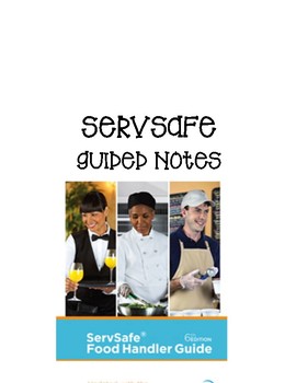 Preview of ServSafe Guided Notes Packet: Food Handler Permit