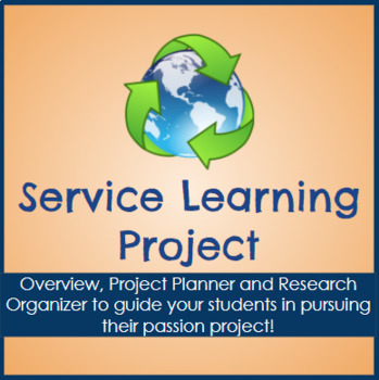 Preview of Service Learning Project - Research and Planning Organizers