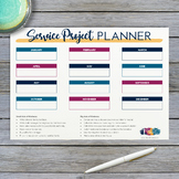 Service Project Planner
