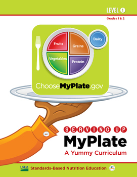 Preview of Serving Up MyPlate - A Yummy Curriculum: Level 1 (Grades 1 & 2)