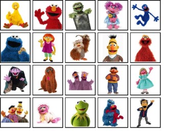 sesame street match by matching by marissa teachers pay teachers