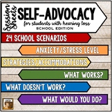 Session Sheets: Self-Advocacy for Students with Hearing Lo