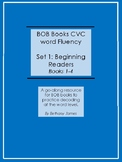 Set 1 BOB Books CVC Word Fluency; books 1-4