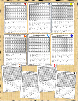 Collection of Counting To 1000 Worksheets - Bluegreenish