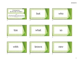 Set #2: High Frequency Words and Rubrics (updated to curre