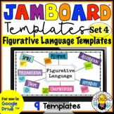 Set 4 Jamboard Templates: 9 Figurative Language Graphic Or