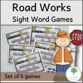 Set 5 ROADWORKS Games to teach the first 100 Dolch Sight Words