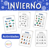 Set Actividades El Invierno | Pack activities Winter in Spanish