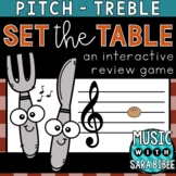 Set The Table (Treble) an Interactive Music Concept Review Game