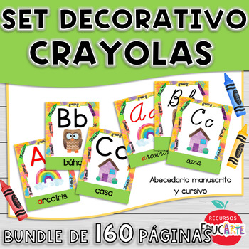 Preview of Set decorativo - Crayones