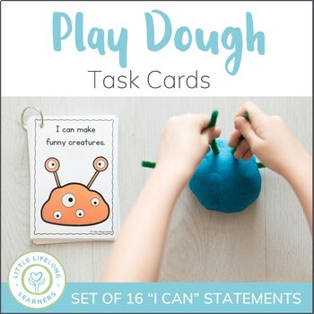 Preview of Play Dough Task Cards