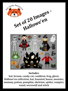 Preview of Set of 20 Images - Hallowe'en