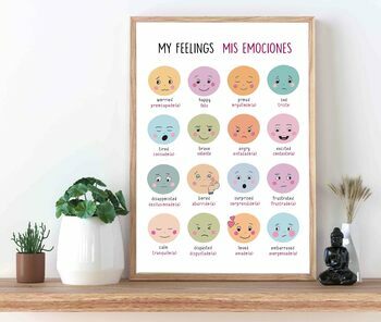 Set of 4 Bilingual Spanish-English posters - Lovely Preschool & Toddler ...