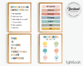 Set of 4 Speech Therapy posters, SLP posters