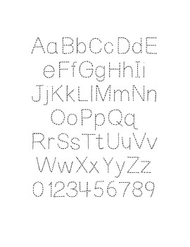 Preview of Fonts for Commercial Use | Fonts with Dots Set of 7 Fonts