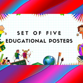 Preview of Set of Five Early Learning Posters