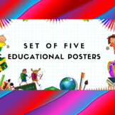 Set of Five Early Learning Posters