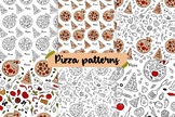 Set of Pizza Patterns, 6 pcs.