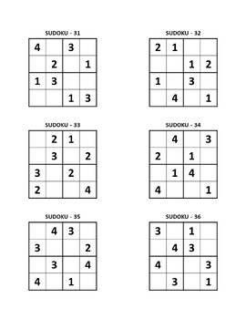 324 Large Print KIDS Sudoku Puzzles, 96-4X4 3 Variations, 156-6X6 4  Variations, 72-9X9 3 Variations | Volume 2: Sharpen the mind of your child  by