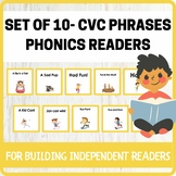 Set of Ten Phonic Book Readers - CVC Phrases and Sentences